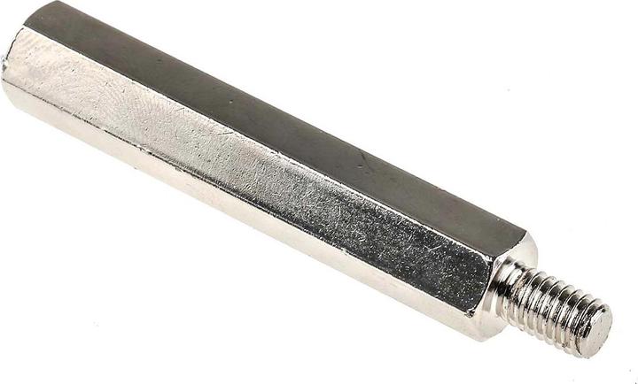 Produktbild RS PRO Steel Hex. Threaded Spacer M6x55mm