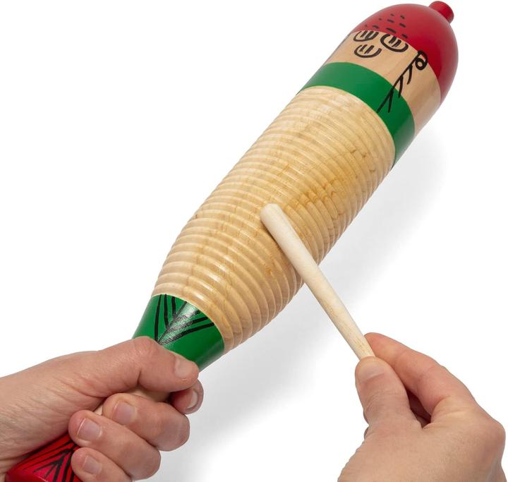 Actual product image Tiger Güiro aus Holz (Guiro)