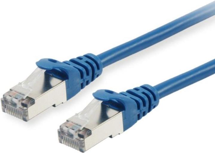 Actual product image equip Patch cable Cat6 S/FTP 2xRJ45 40.00m blue (S/FTP, CAT6, 40 m)