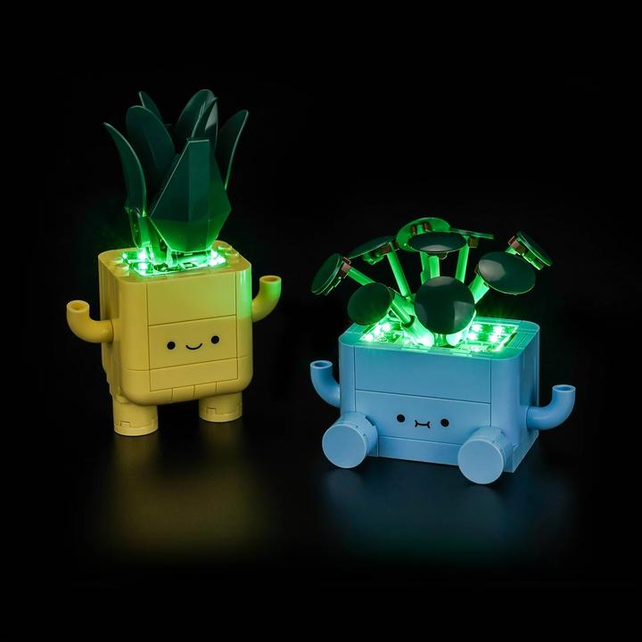 Produktbild BrickBling LED Licht Set für LEGO Fröhliche Pflanzen (10349)