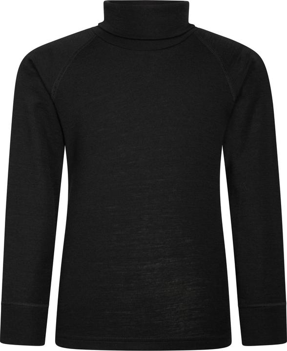 Actual product image Mountain Warehouse Childrens/Kids Merino Wool Roll Neck Base Layer Top (104)