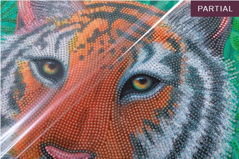 Produktbild Craft Buddy Leinwandbild Tiger 30x30 cm