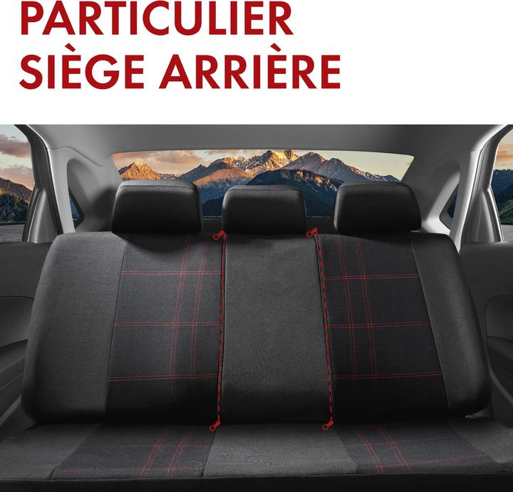 Produktbild CarComfort Autositzbezug Nashville schwarz