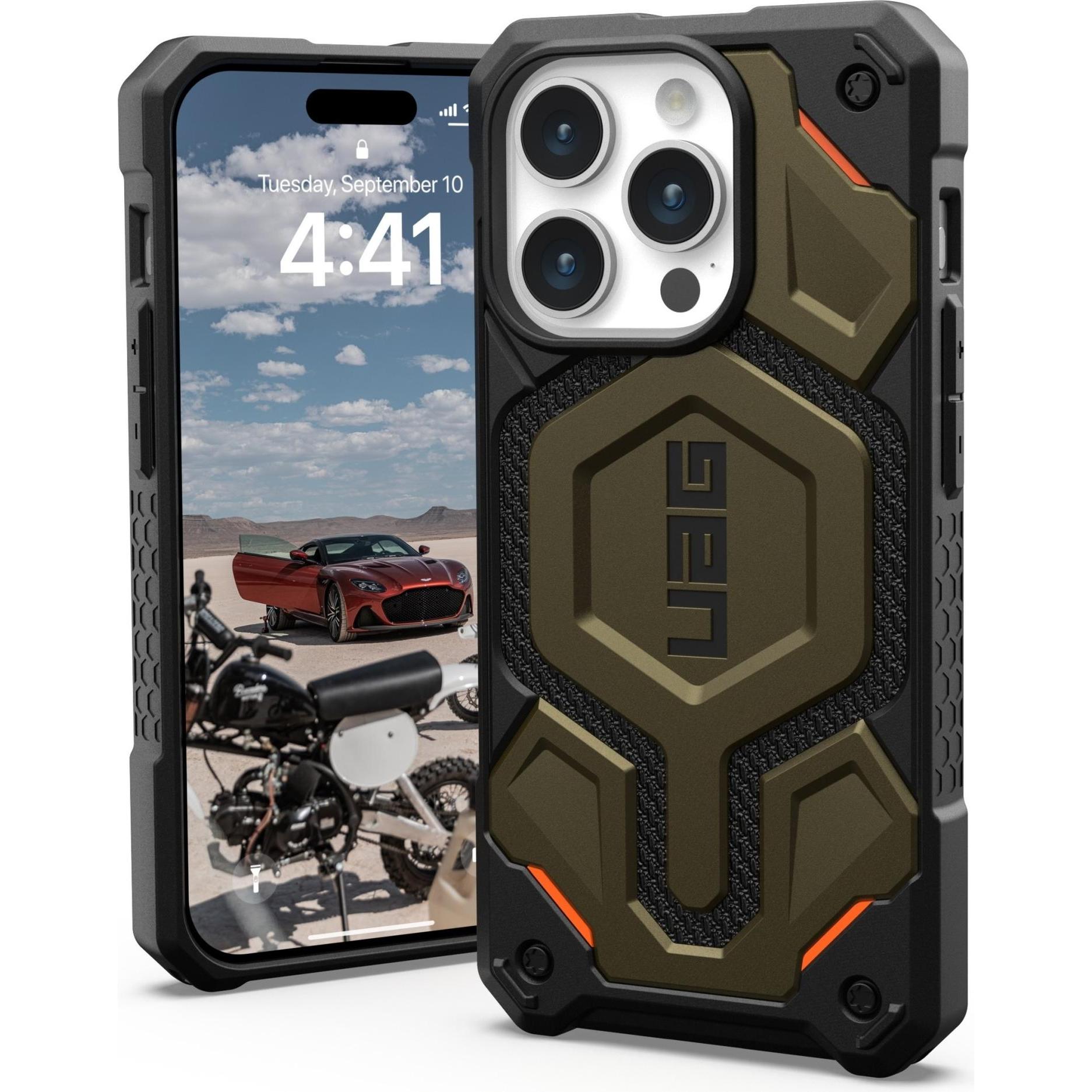 Thumbnail - UAG Monarch Pro Case (Apple iPhone 15 Pro), Smartphone Hülle, Grün