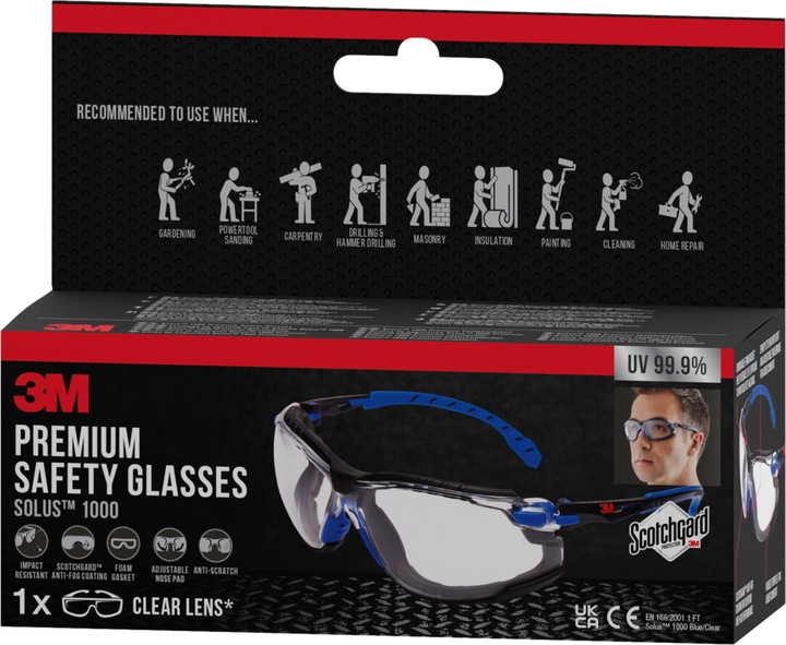Actual product image 3M Safety goggles