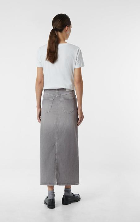 Produktbild Comma Rock Langer Jeans-Rock mit Kontrast-Nähten (38)