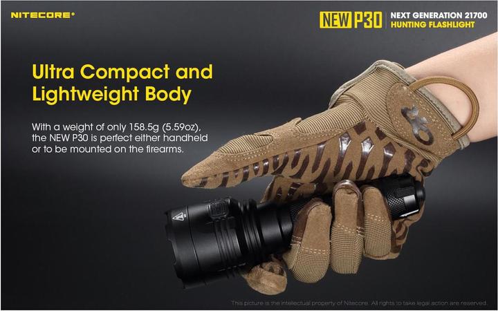 Produktbild Nitecore P30 (15.55 cm, 1000 lm)