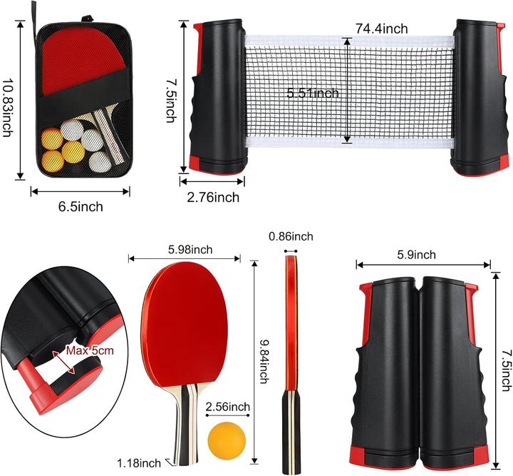 Immagine prodotto Kimigo ‎KM-PPQTZ Tischtennisschläger Set