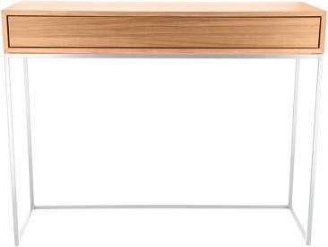 Actual product image Jan Kurtz DINA console table, frame: tubular steel luna silver (34 x 100 x 78 cm)