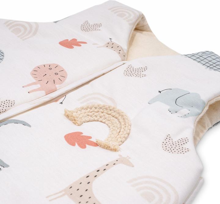 Actual product image Julius Zöllner Organic sleeping bag, Wild Friends (92 cm, 2.5 TOG, All-season)