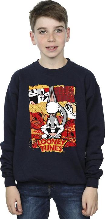 Produktbild Looney Tunes Bugs Rabbit Comic New Year Sweatshirt Jungen (140, 146)