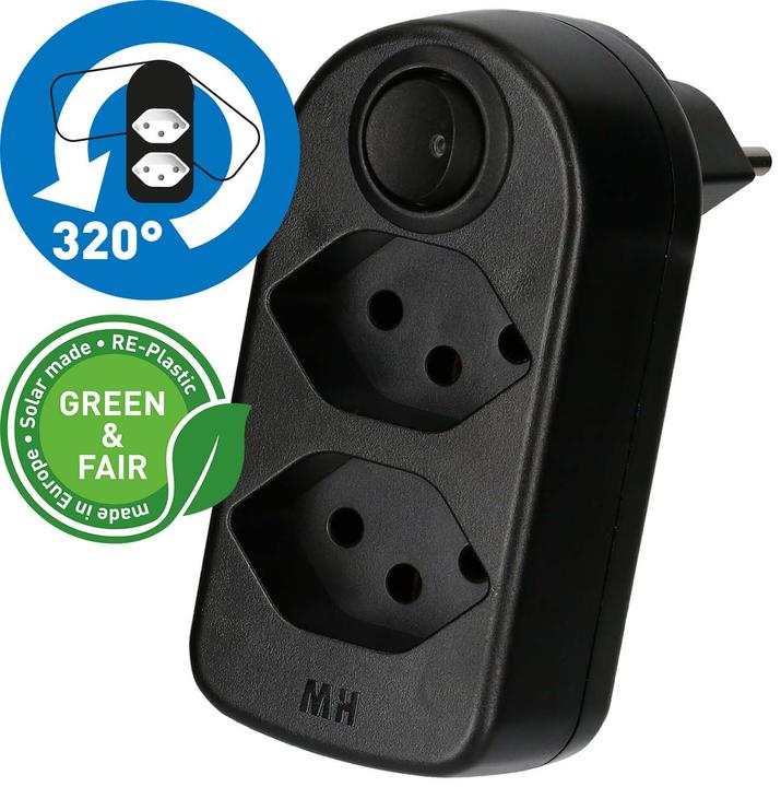 Produktbild Max Hauri Abzweigstecker (Typ 13, 2x)