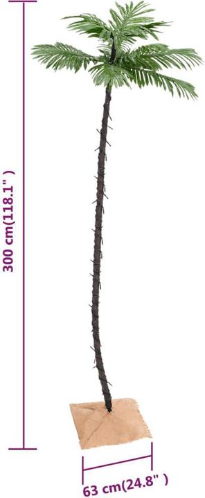 Immagine prodotto vidaXL LED-Baum (300 cm)