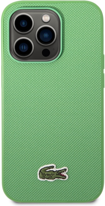 Image du produit Lacoste LCHMP14LPVCN iPhone 14 Pro 6.1" zielony/green étui rigide Iconic Petit Pique MagSafe (Apple iPhone 14 Pro)