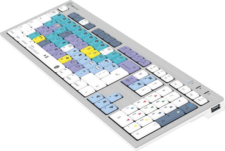 Actual product image Logickeyboard Davinci Resolve Classic ALBA UK (Mac) (Eng. Int., Cable)