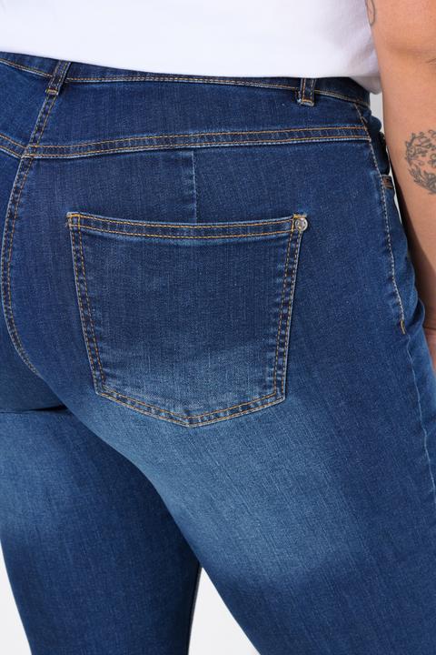 Actual product image Angel of Style Claire 7/8 jeans with comfortable stretch material and raw-cut hems (42)