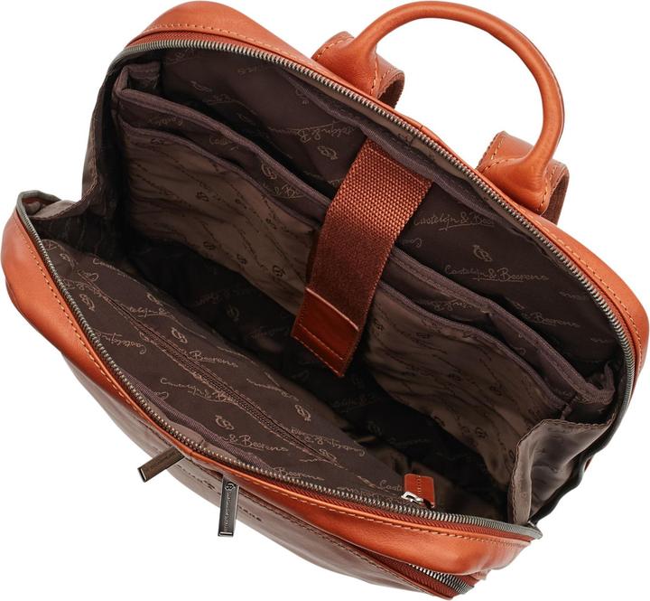 Actual product image Castelijn & Beerens & Beerens - Firenze Laptoprugzak 15,6 + tablet RFID | lichtbruin - (15 l)