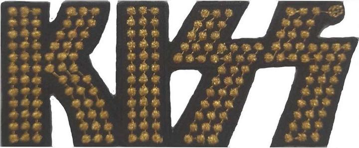 KISS Logo Studded Iron On Patch (4 x 9.50 cm)