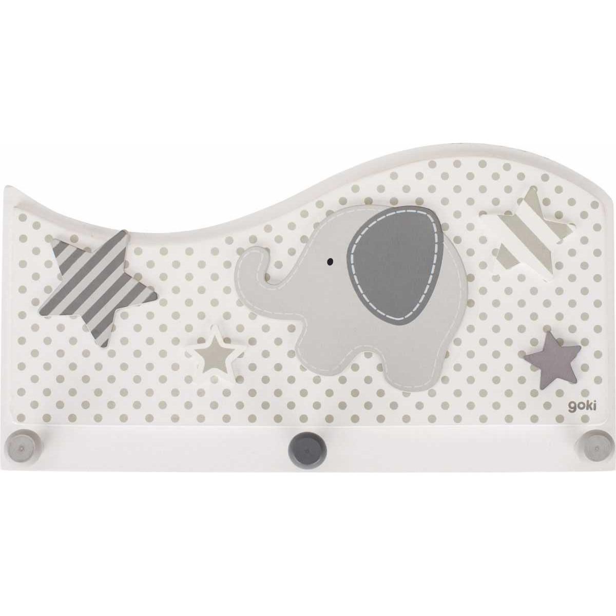 Goki, Garderobe + Kleiderhaken, Elefanten und Sterne