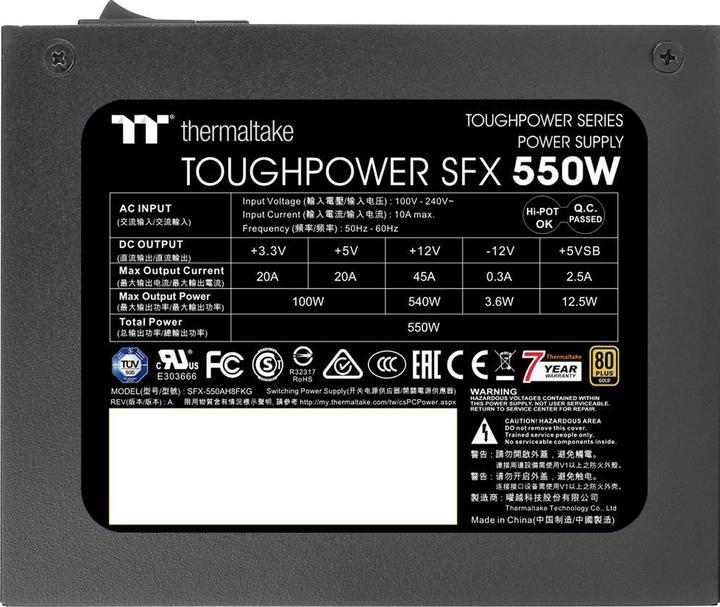 Produktbild Thermaltake Netzteil Toughpower SFX Modular (550 W)
