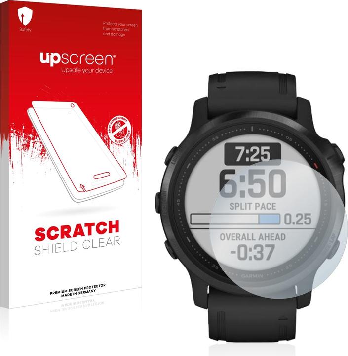 Actual product image upscreen Scratch Shield Protector (fenix 6S Pro)