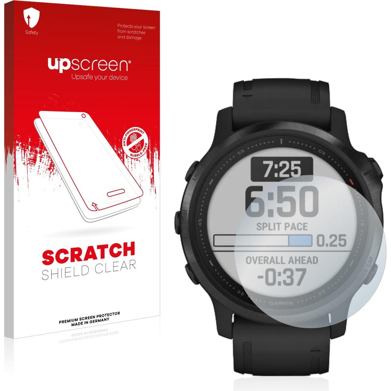 upscreen Scratch Shield Displayschutz, Smartwatch Schutzfolie, Transparent