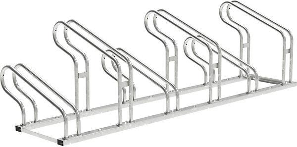 SPL Support cycles OPTIMUM, 6 emplacements, monté, galvanisé à chaud.