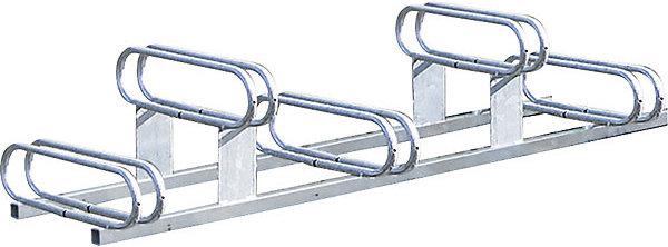 SPL Support cycles à décalage en hauteur, 5 emplacements, vert mousse.