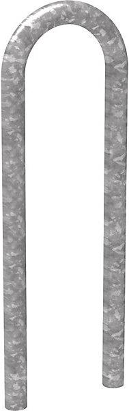 Actual product image SPL BÜROKLAMMER parking rail, Ø 50 mm, hot dip galvanised.