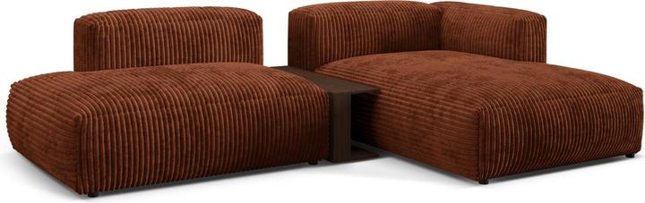 Image du produit Micadoni Canapé D'Angle Droit Modulaire, "Martina", 2 Places, 285x176x75 Fabriqué en Europe (Canapé modulaire, Canapé d'angle)