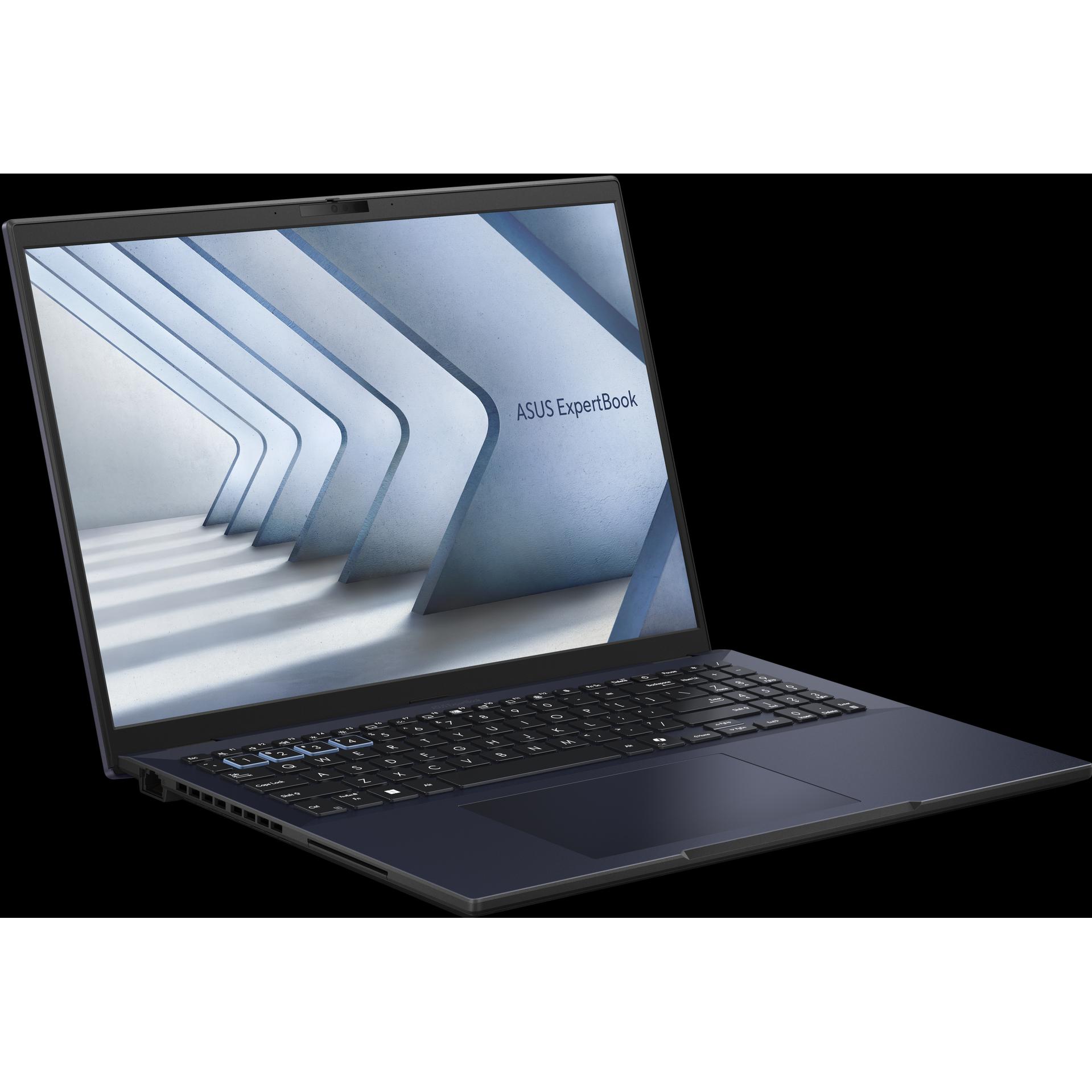 ASUS ExpertBook B5 (16", Intel Core Ultra 7 155U, 32 GB, 1000 GB, DE), Notebook, Schwarz