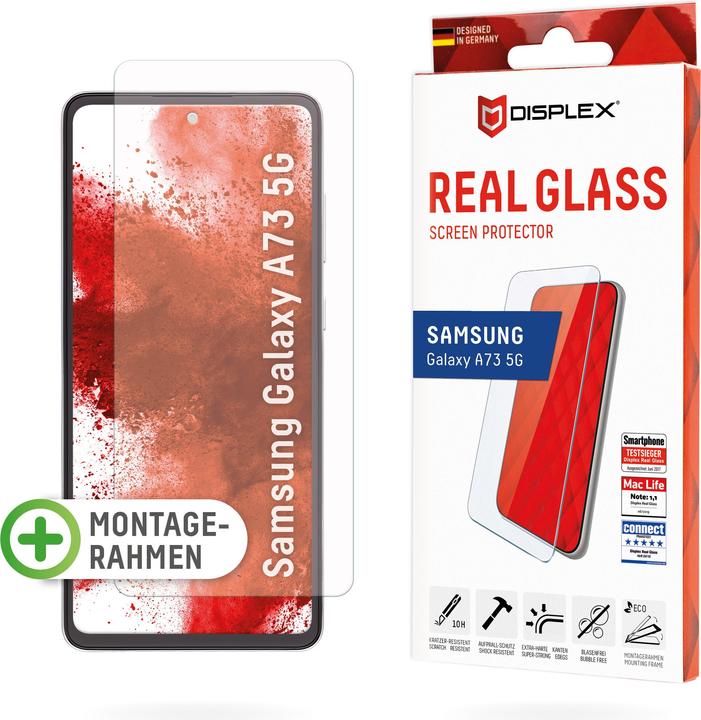 Produktbild Displex Real Glass, 2D Panzerglas (1 Stück, Samsung Galaxy A73 5G)