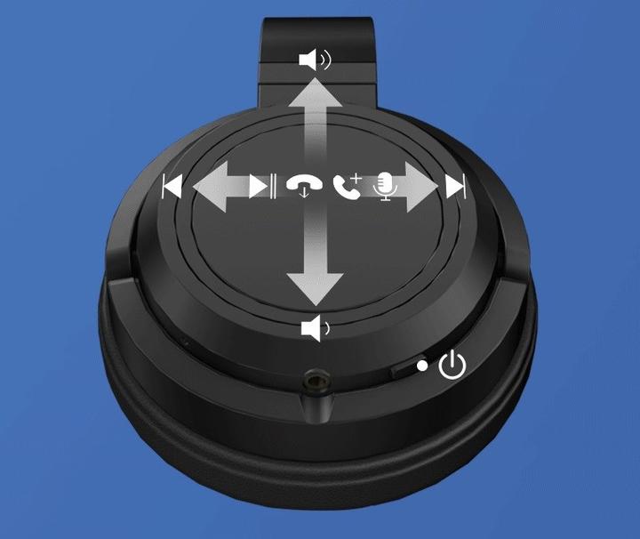 Actual product image SoundMagic P23BT Black Headphones - Over-Ear Bluetooth Headphones (ANC, 60 h, Wireless)