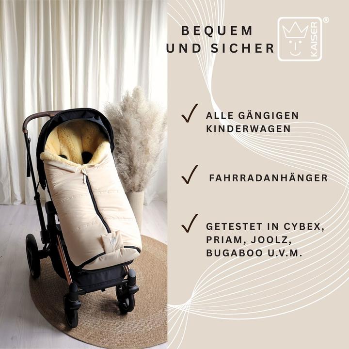 Image du produit Kaiser Baby Kaiser Lammfell Fusssack Iglu 2.0, cream