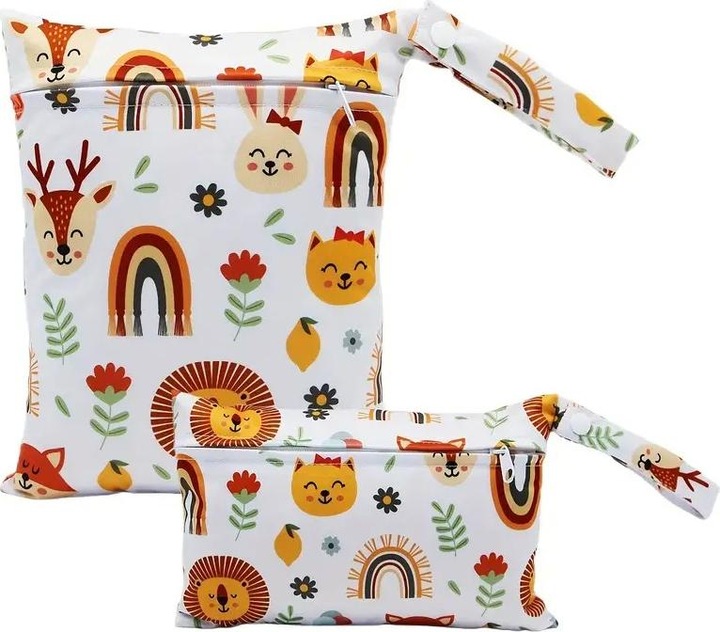Produktbild ASMI 2 Stück Wetbag Windeltasche Set 19x24cm + 22x15cm