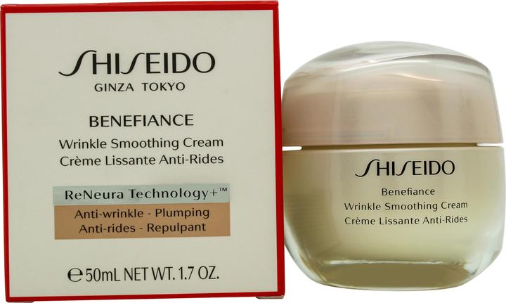 Actual product image Shiseido Benefiance Wrinkle Smoothing Cream (50 ml, 24h cream, Up to SPF 10)