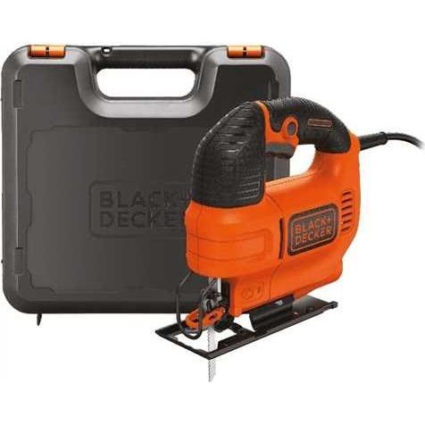 Black & Decker, Stichsäge, KS701EK 520W Elektronik-Pendelhubstichsäge (AC, 520 W, 230 V, 7 cm, 3000 SPM, 1,5 cm)