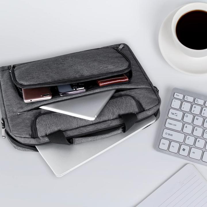 Immagine prodotto Bertasche Borsa per computer portatile da 17-17,3 pollici (grigio scuro) (17.30")