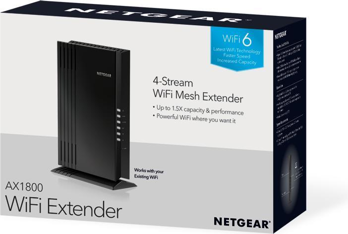 Actual product image Netgear EAX20 Network repeater 10, 100
