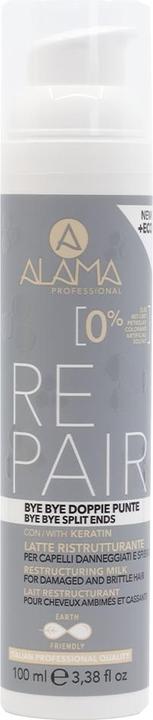 Alama Professional Alama Repair Latte Ristrutturante Bye Bye Doppie Punte Capelli Sfibrati 100ml (100 ml)