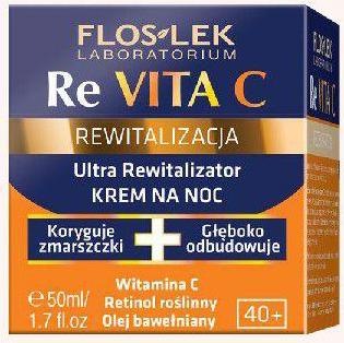 Produktbild Floslek Re Vita C 40+ night face cream 50ml (50 ml, Nachtcreme)