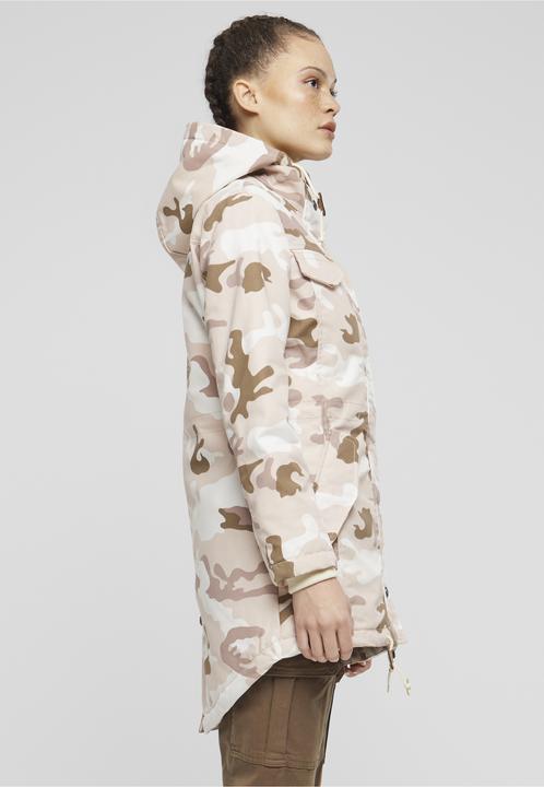 Actual product image Brandit Women's Marsh Lake Parka size M colour candy/camouflage pattern (M)