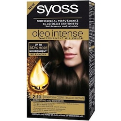 Syoss, Haarfarbe, Oleo Intense Hair Dye 2-10 Brown Black (2-10 Brown Black)