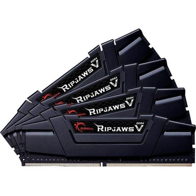 G.Skill Ripjaws V 64GB DDR4-3200Mhz memory module (4 x 16GB, 3200 MHz, DDR4-RAM, DIMM), RAM, Schwarz