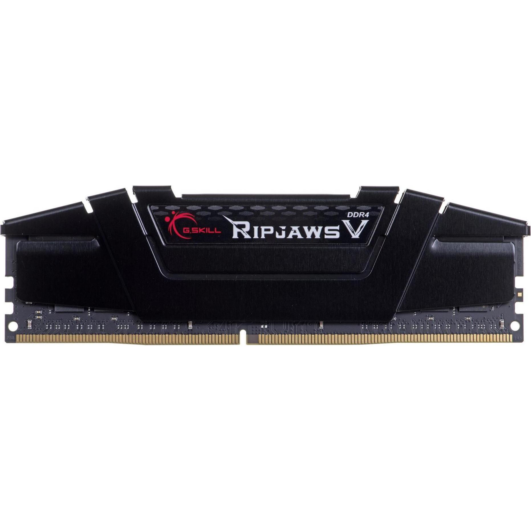 Thumbnail - G.Skill Ripjaws V 64GB DDR4-3200Mhz memory module (4 x 16GB, 3200 MHz, DDR4-RAM, DIMM), RAM, Schwarz