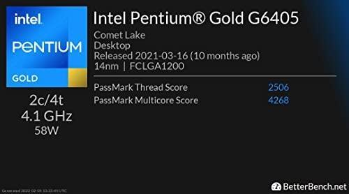 Actual product image Intel Pentium G6405 4.1GHz LGA1200 4M Cache CPU Box (LGA 1200, 4.10 GHz)