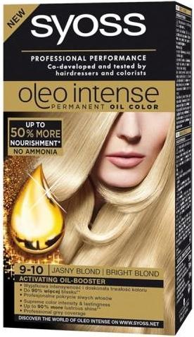 Syoss Oleo Intense Hair Dye 9-10 Light For light hair (9-10 Light)