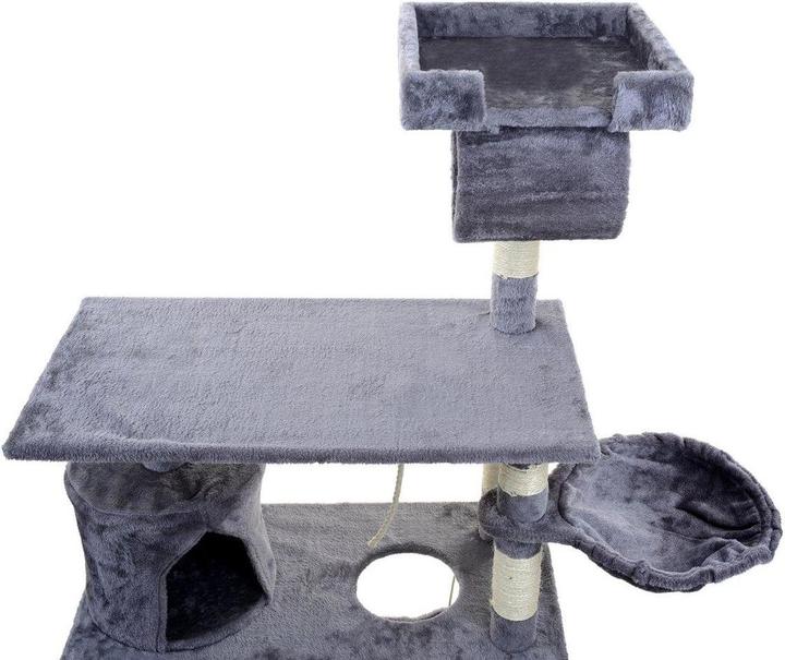Produktbild FunFit Cat scraper with hammock, 140 cm (140 cm, Grau)