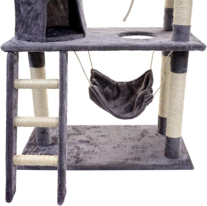 Produktbild FunFit Cat scraper with hammock, 140 cm (140 cm, Grau)