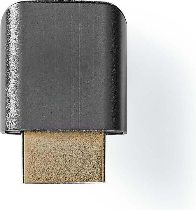 Produktbild Nedis HDMIT Adapter HDMIT Connector / HDMIT Male HDMIT Female / HDMIT Output Gold Plated Angled 90° (HDMI)